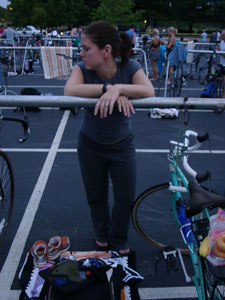 Kelly at the 2005 EP Tom Sawyer Triathlon